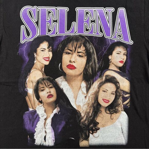 Selena Quintanilla T-shirt Adult Women Medium Black - Picture 3 of 12